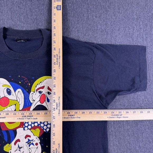 Vintage Screen Stars Mens Ringling Bros Circus Clown Faces T-Shirt Size XL - Picture 5 of 11